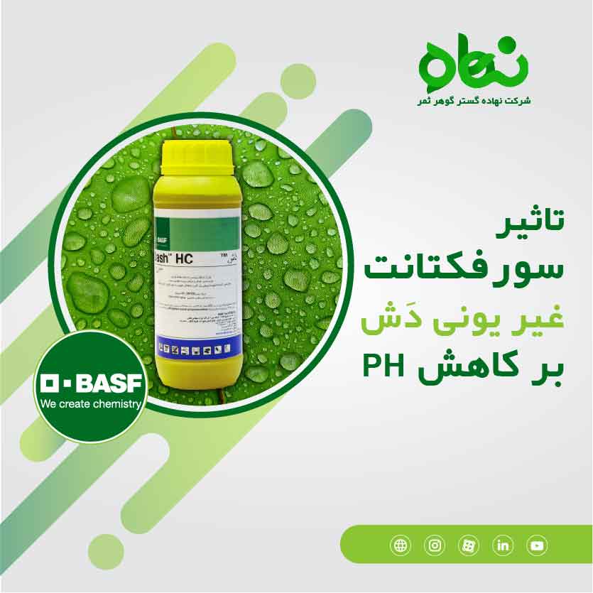 Effect of Dash non-ionic surfactant on reducing pH